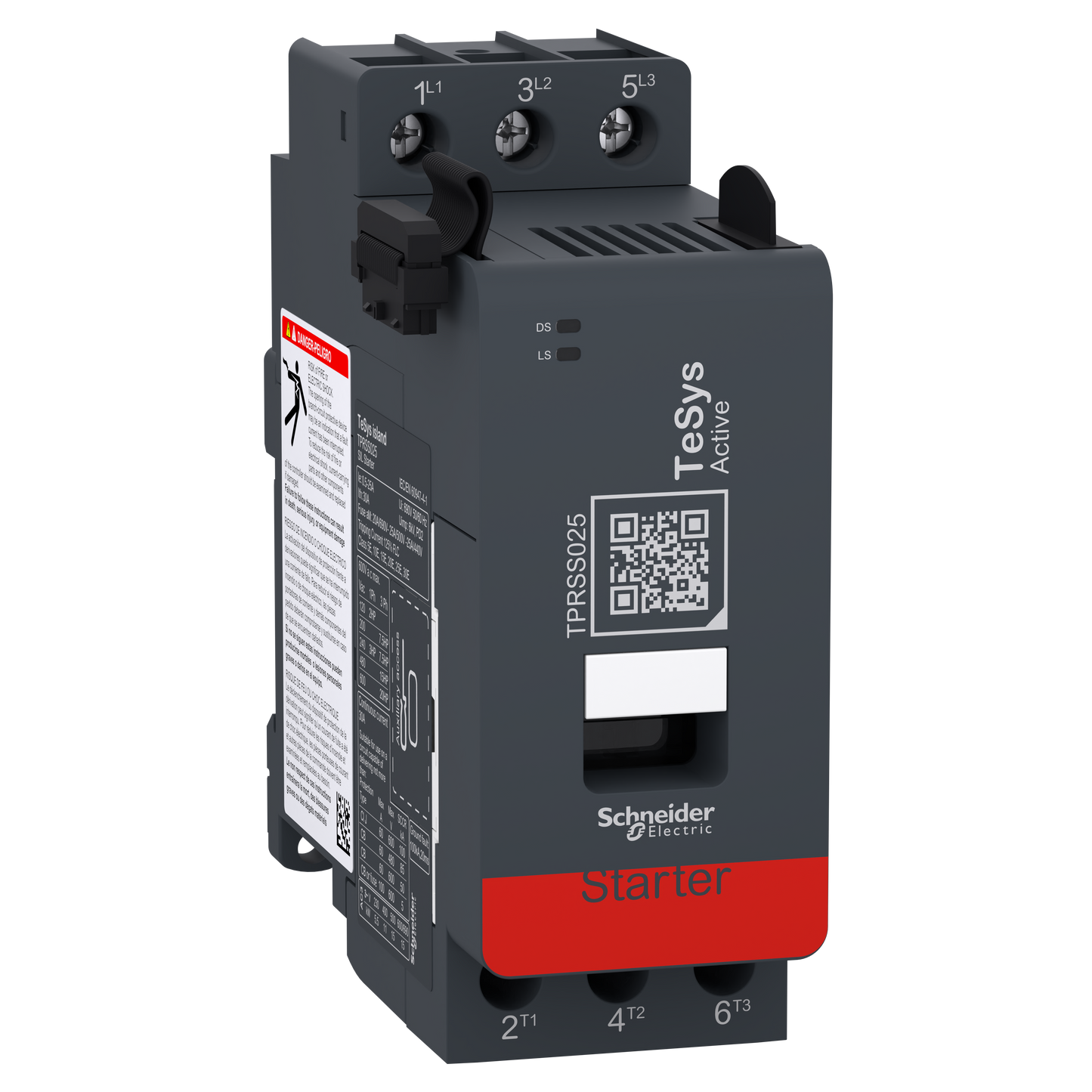 Schneider Electric-TPRSS025-TeSys island - démarreur contacteur + relais thermique SIL - 25A / 7,5kW