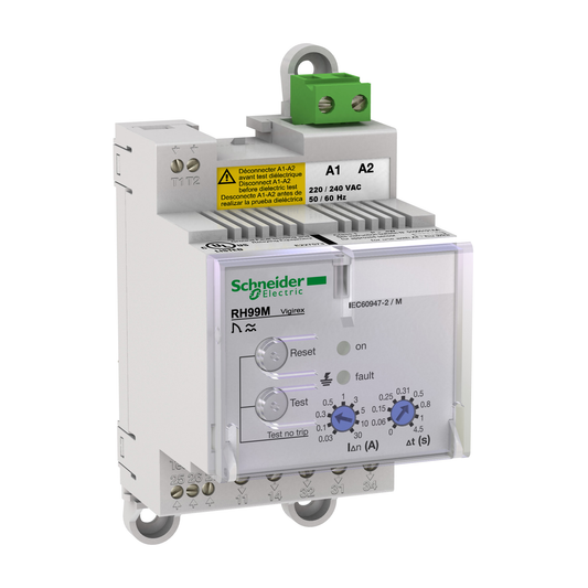 Schneider Electric-56174-Vigirex RH99M 380-415VAC sensibilité 0,03-30A réarmement manuel