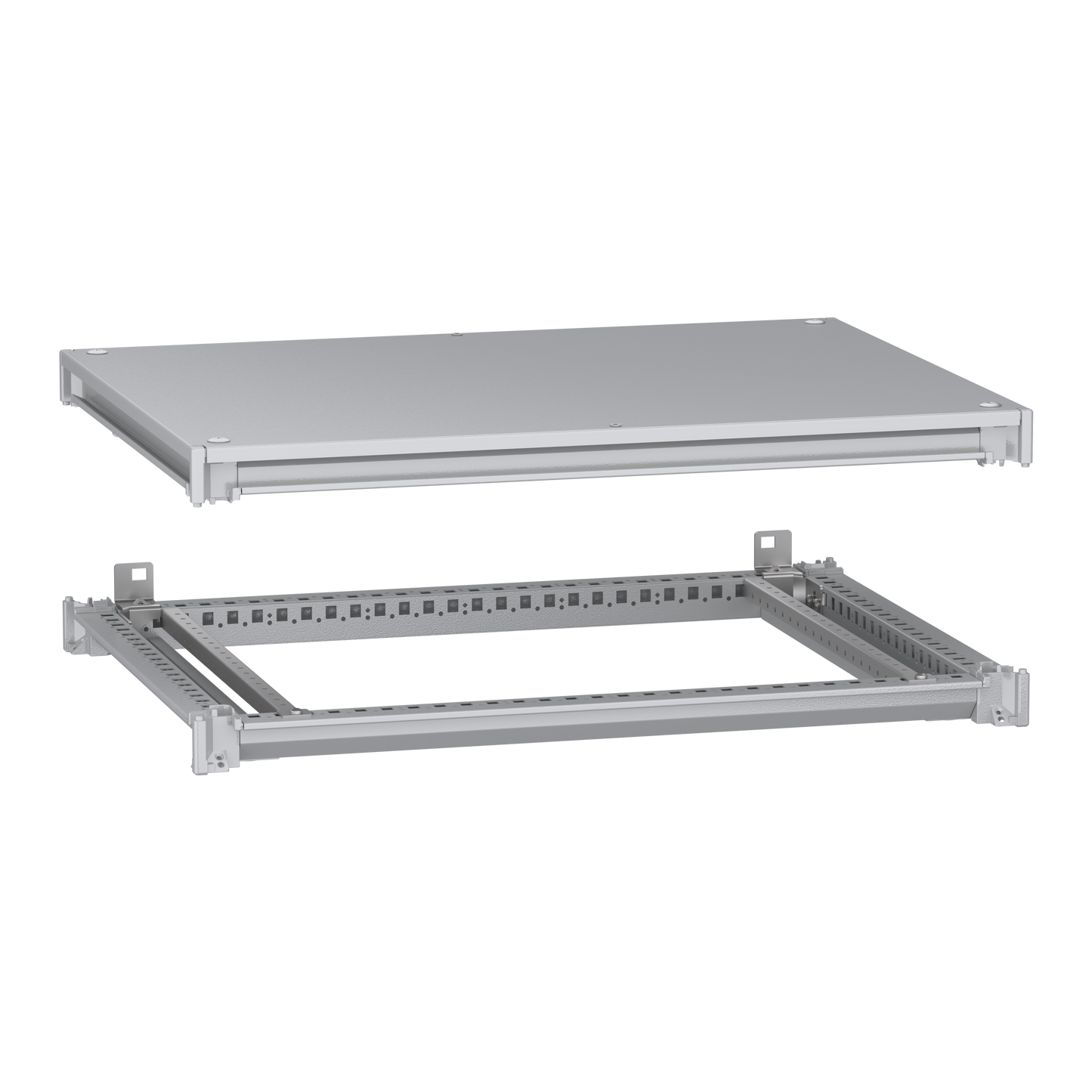 Schneider Electric-NSYSFNC86-PanelSeT SFN Kit - cadre supérieur et inférieur - 800x600 mm (Hxl)
