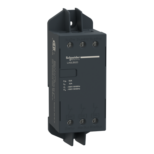 Schneider Electric-LA9LB920-Tesys GV2 - limiteur additif 63A -pour disjoncteur moteur - indépendant