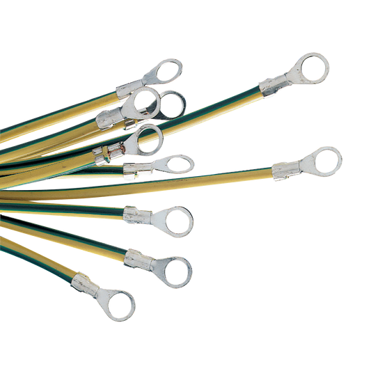 Schneider Electric-NSYEL2225D8-PanelSeT - Thalassa - tresse de masse - L220mm section 25mm²