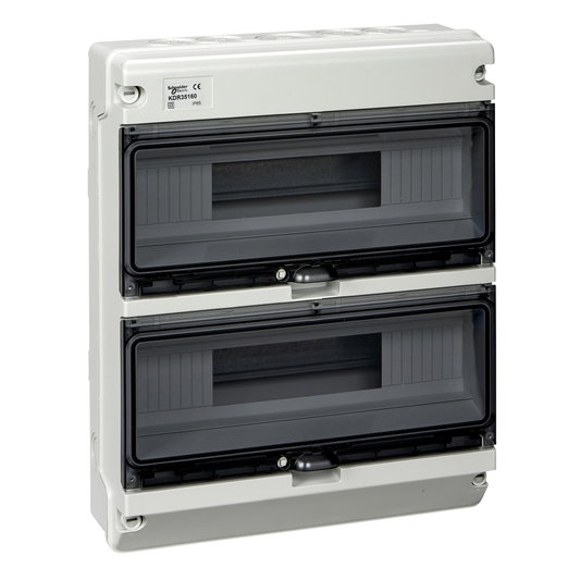 Schneider Electric-KDR35160-MUREVA XT coffret étanche pour appareillage modulaire 2rangées de 16modules IP65