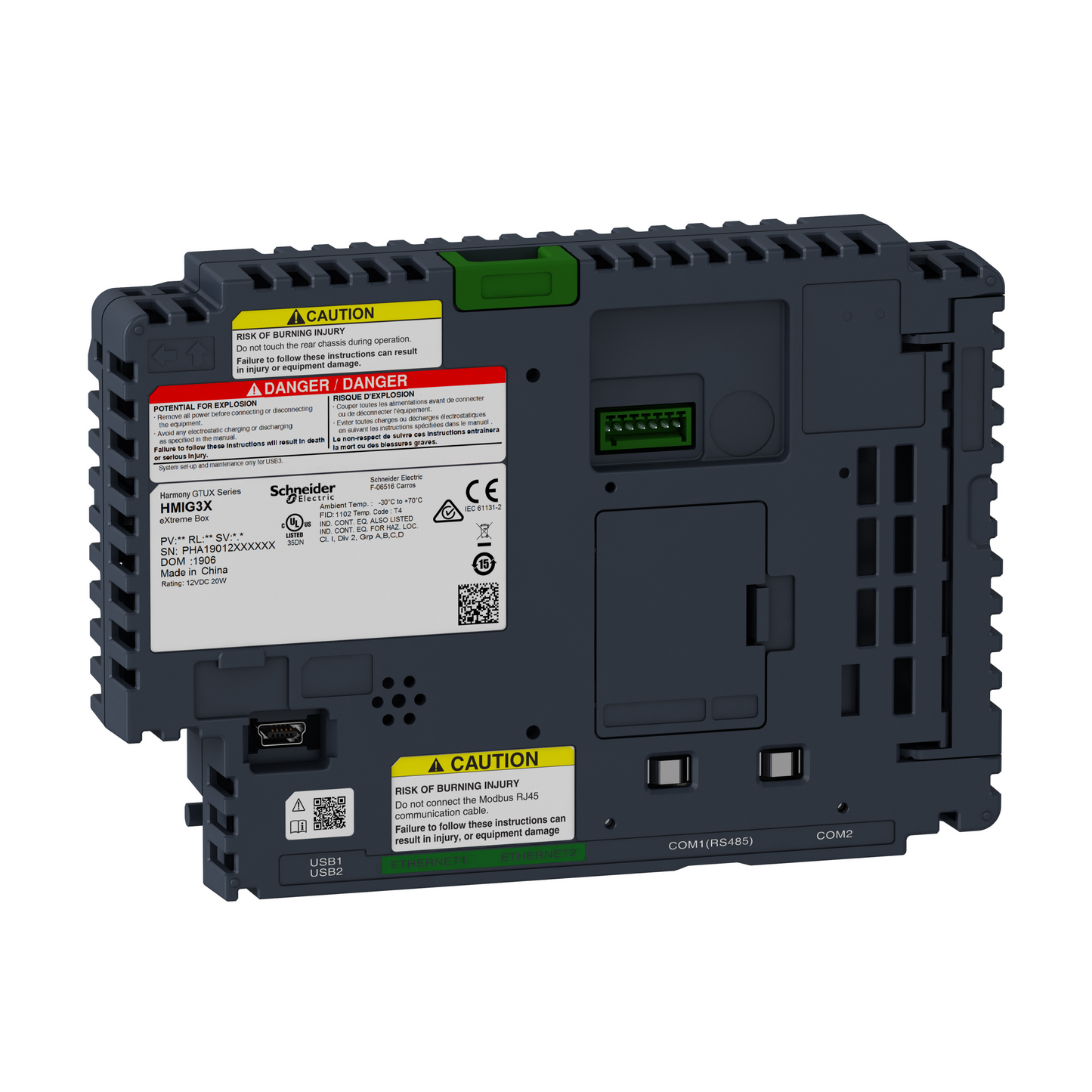 Schneider Electric-HMIG3X-Harmony HMIGTU eXtreme - Box extrême pour écran tactile HMIDTX