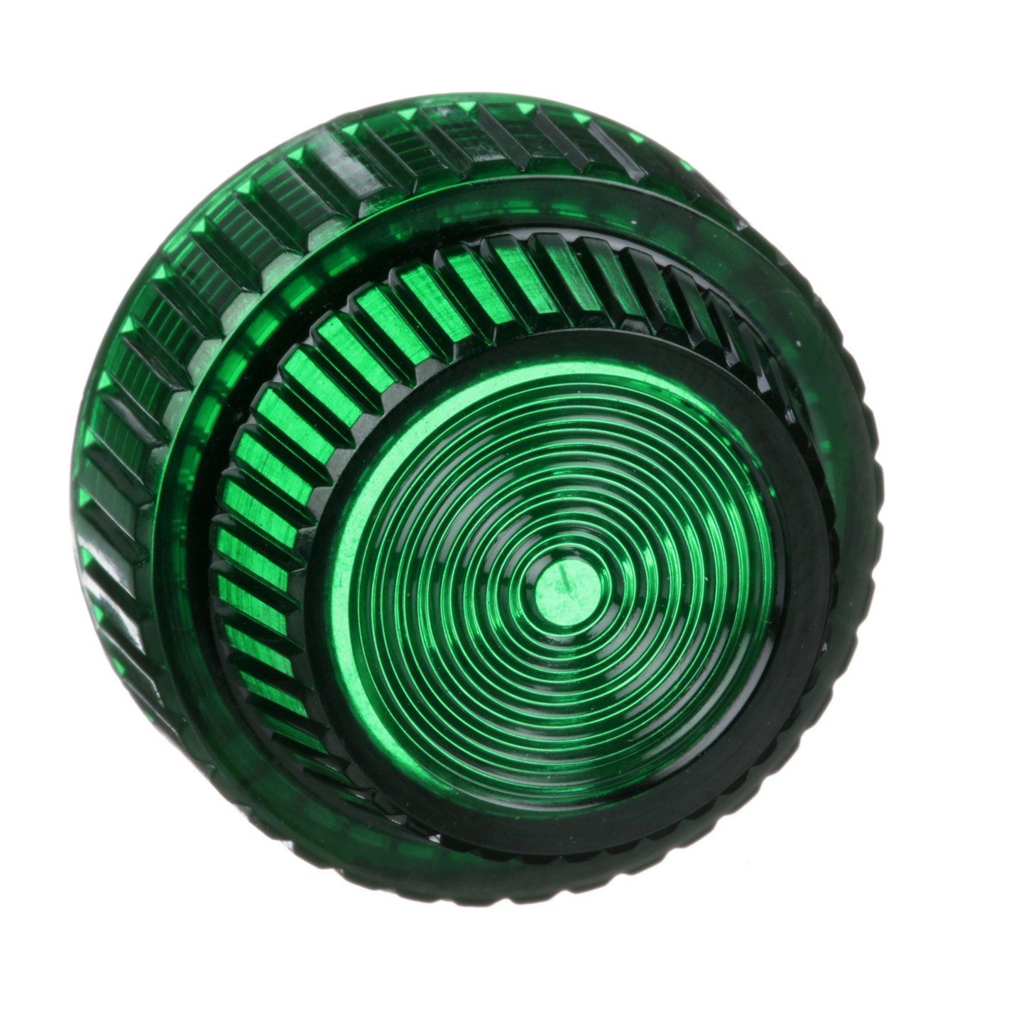Schneider Electric-9001G31-Harmony - cabochon strié - vert - pour voyant rond Ø30mm