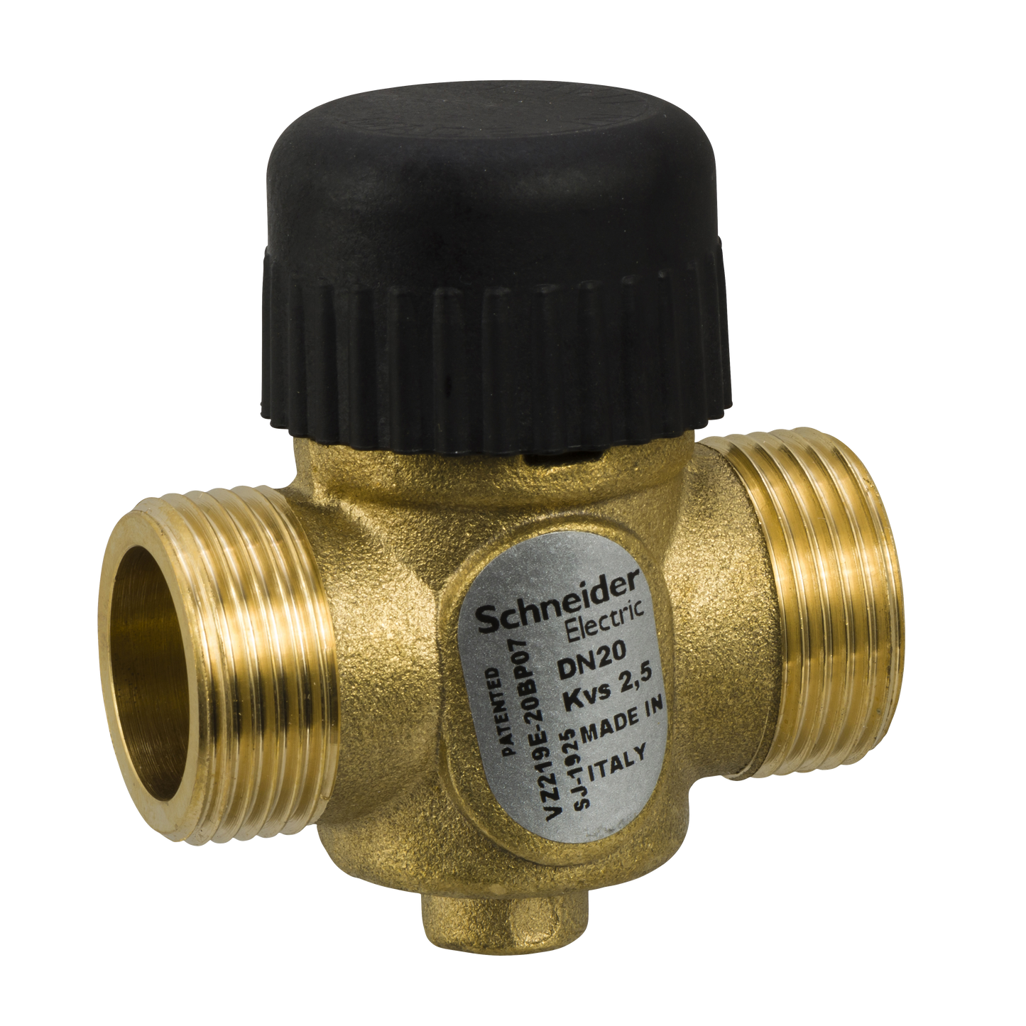 Schneider Electric-VZ219E-20BP07-Vanne 2 voies laiton filetée PN16 DN20 Kv2,5 course 5,5mm