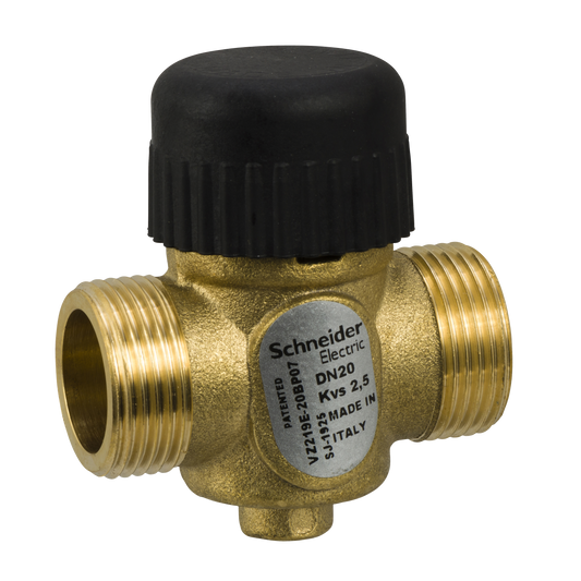 Schneider Electric-VZ219E-20BP07-Vanne 2 voies laiton filetée PN16 DN20 Kv2,5 course 5,5mm