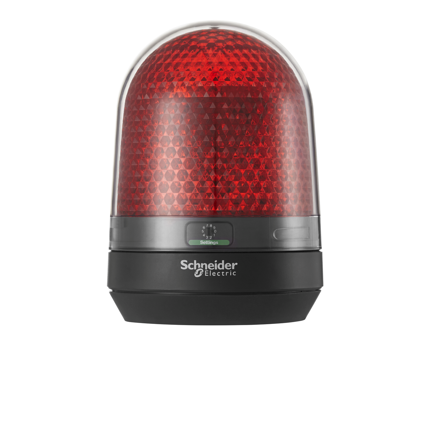 Schneider Electric-XVR3B04-Harmony XVR3 - feu tournant rouge - sans buzzer - 12-24Vcc