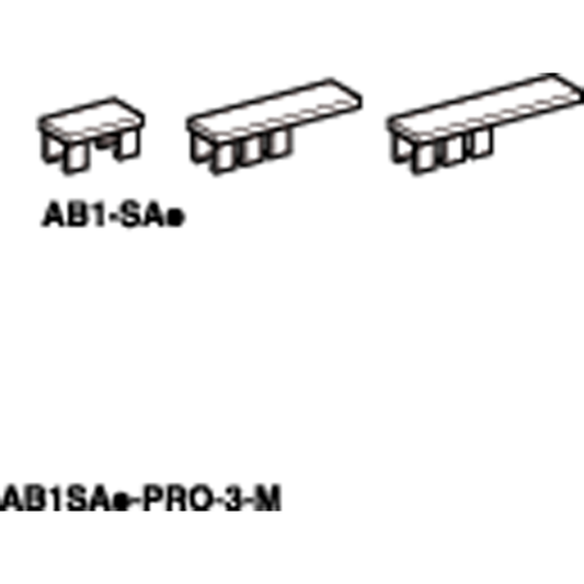 Schneider Electric-AB1SA1-AB1 - Etiquette encliq vierge