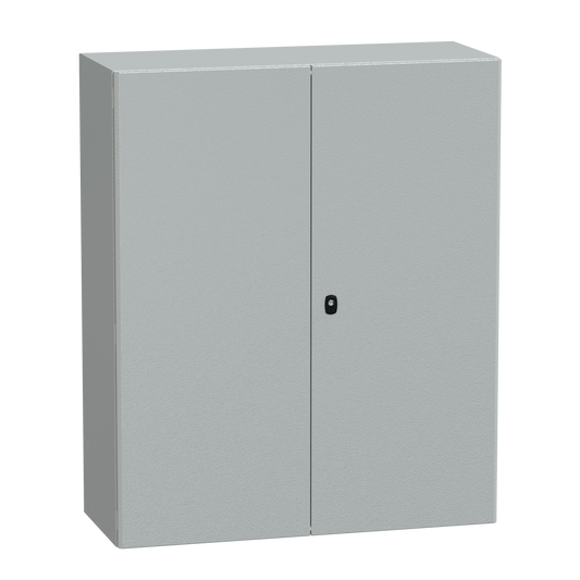 Schneider Electric-NSYS3D121040D-PanelSeT S3D - Enveloppe acier - H1200xL1000xP400 - 2 portes pleines