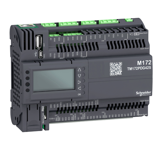 Schneider Electric-TM172PDG42S-M172 PERF. DISP. 42 I/OS, ETH 2 MB 2 SSR