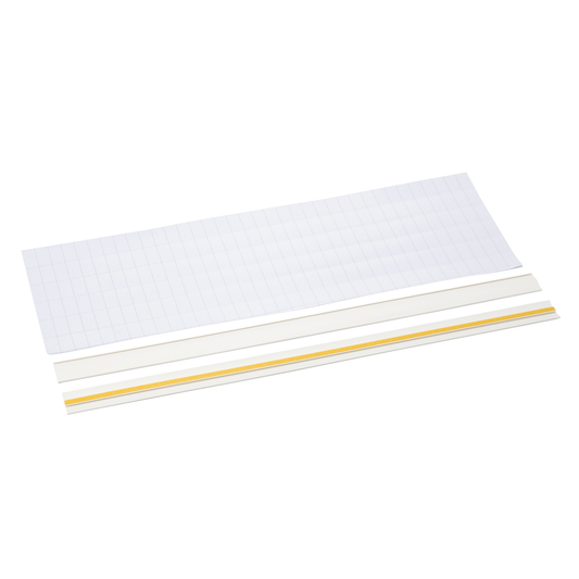 Schneider Electric-LVS08908-PrismaSeT G - Porte-étiquettes adhésives - L=650mm - H=36mm - lot de 12