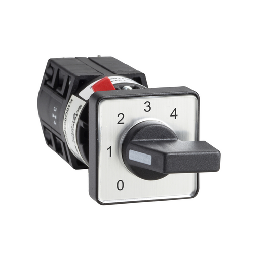 Schneider Electric-K10D004QCH-Harmony - sélecteur à gradins à came - 1 pôle - 30° - 10A - fixation Ø16/22mm