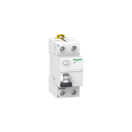 Schneider Electric-A9R55225-Acti9 iIDK - Interrupteur diff - 2P - 25A - 500A/4,5kA - 30mA - Type AC