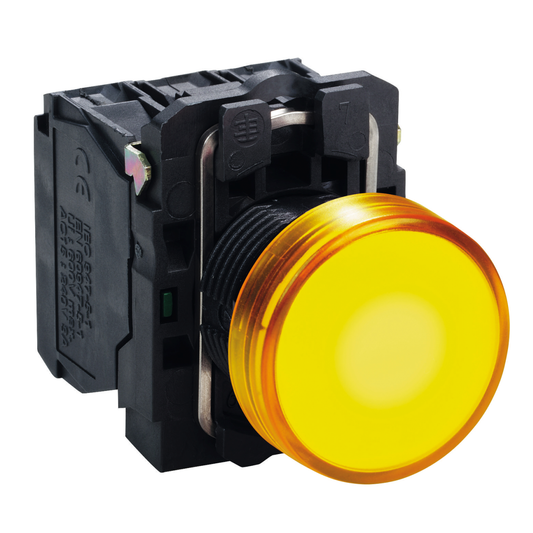 Schneider Electric-XB5AVM5-Harmony XB5 - voyant lumineux DEL - Ø22 - orange - 230V - vis étrier