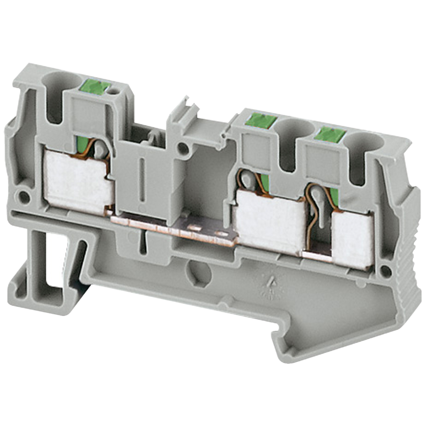 Schneider Electric-NSYTRP43-Borne push-in - passant - 3 points - 4mm² - gris