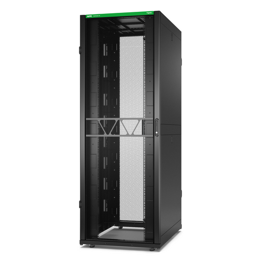 APC-AR3387B2-Rack NetShelter SX2 48U L800XP1200XH2258mm, noir, avec panneaux latéraux