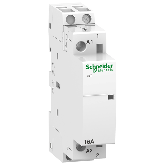 Schneider Electric-A9C22111-Acti9 iCT - Contacteur auxiliarisable - 1P - 16A - 1NO - 24Vca - 50Hz