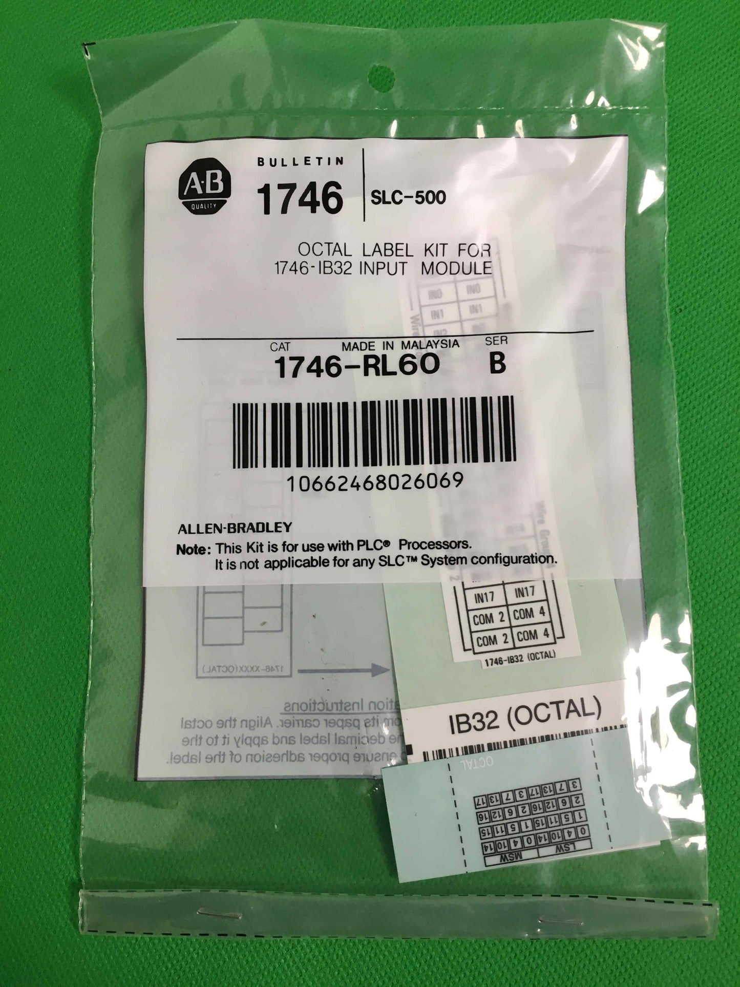 Allen-Bradley-1746-RL60 B/1746RL60B