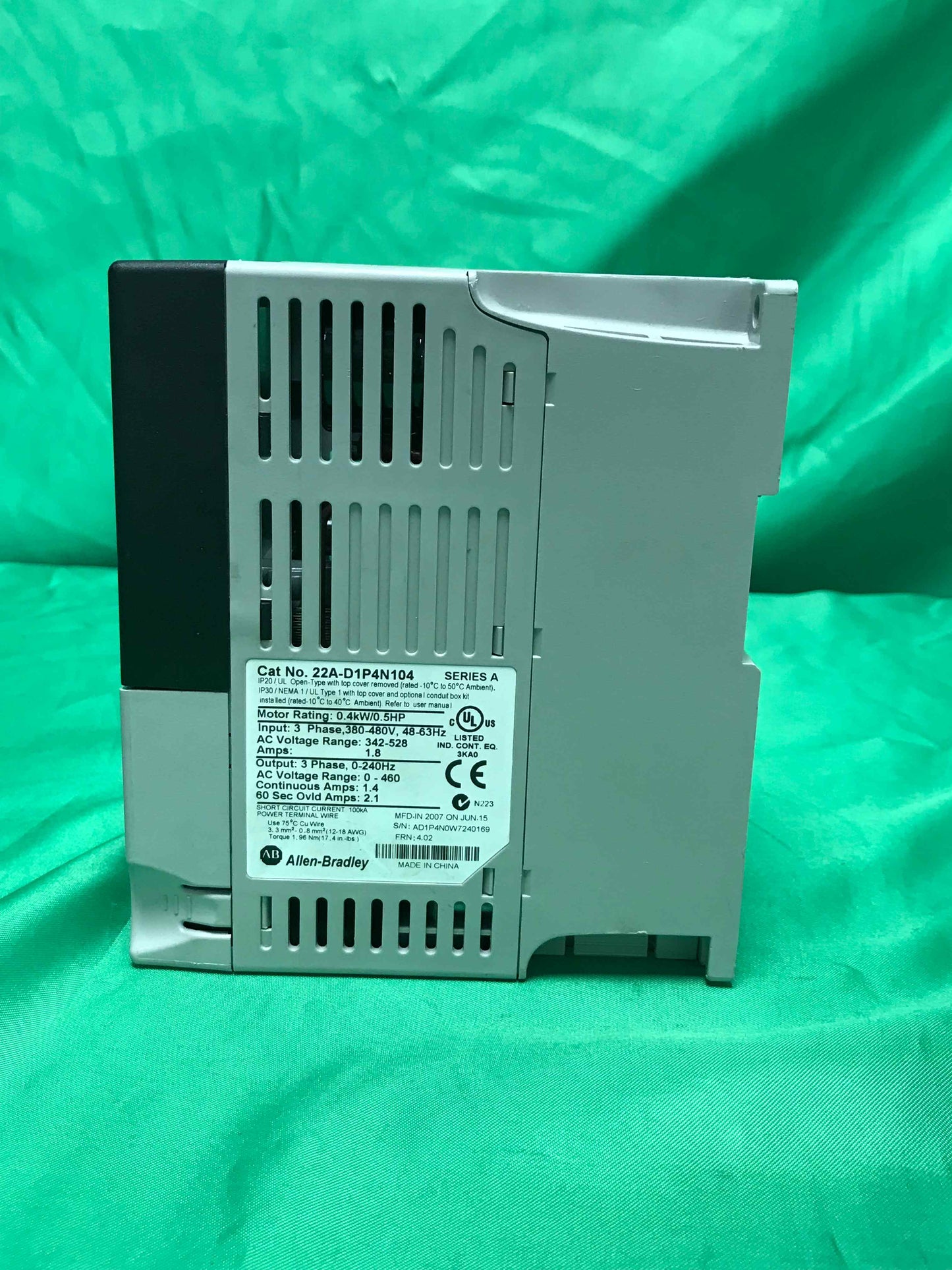 Allen-Bradley-22A-D1P4N104/22AD1P4N104