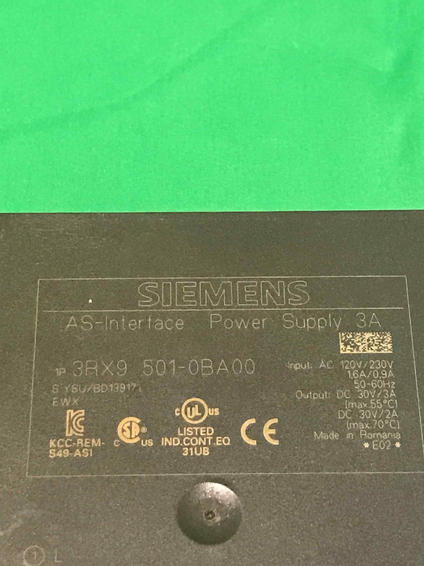 Siemens-3RX9 501-0BA00/3RX95010BA00