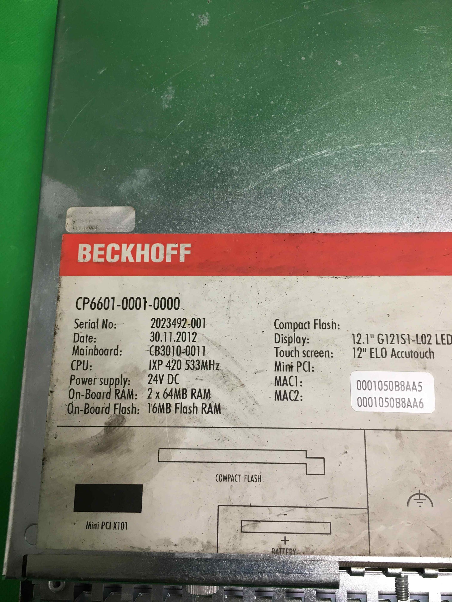 BECKHOFF-CP6601-001-000/CP6601001000