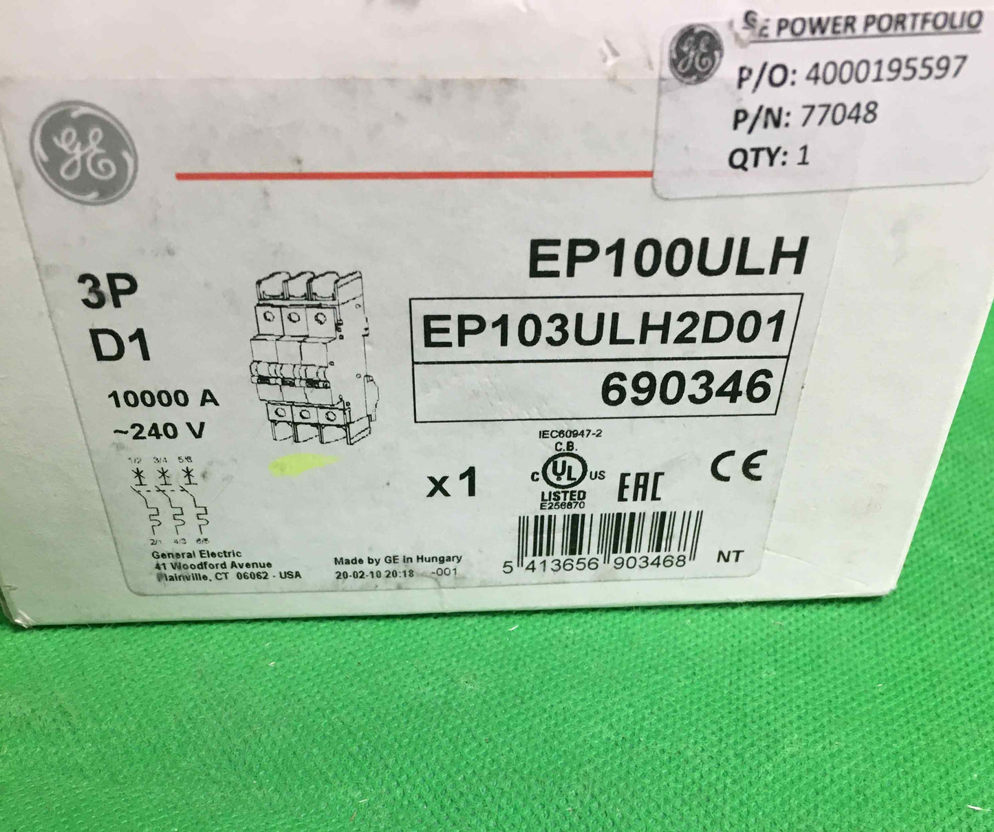 General Electric-EP100ULH/EP100ULH