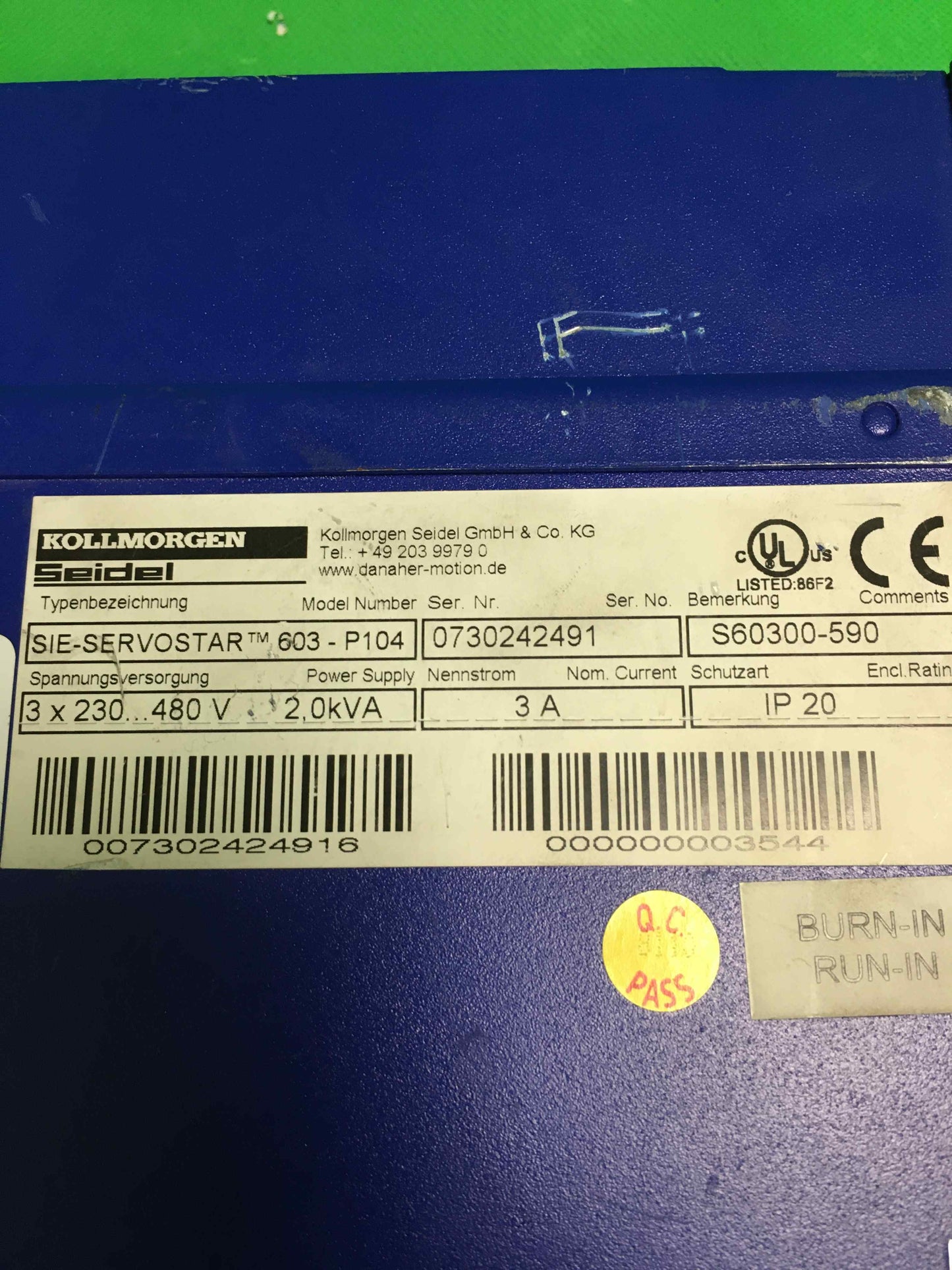 KOLLMORGEN SEIDEL-S60300-590/S60300590