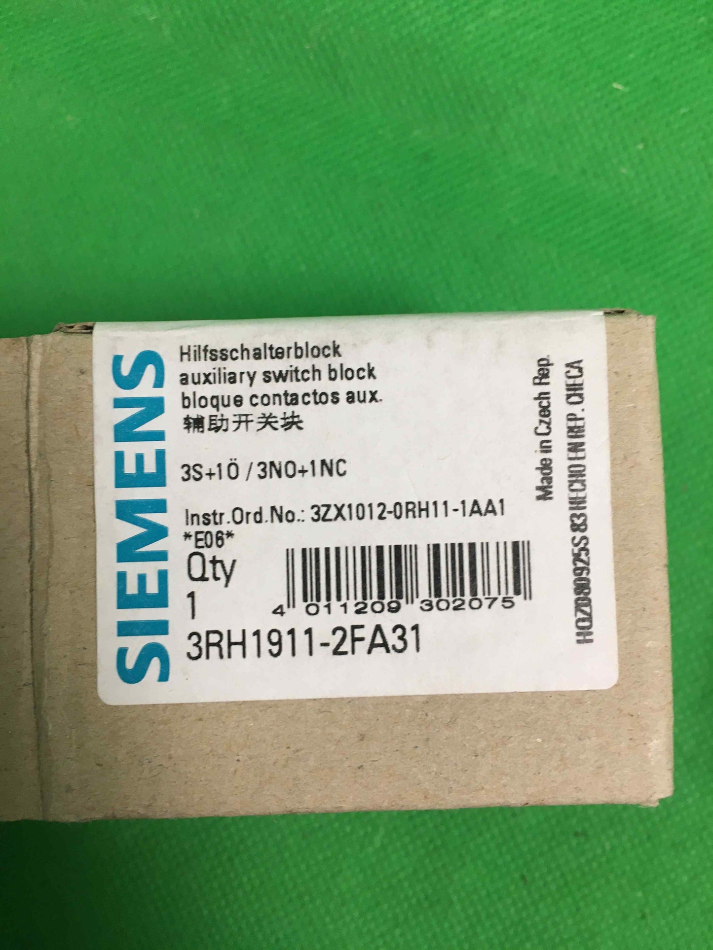 Siemens-3RH1911-2FA31/3RH19112FA31