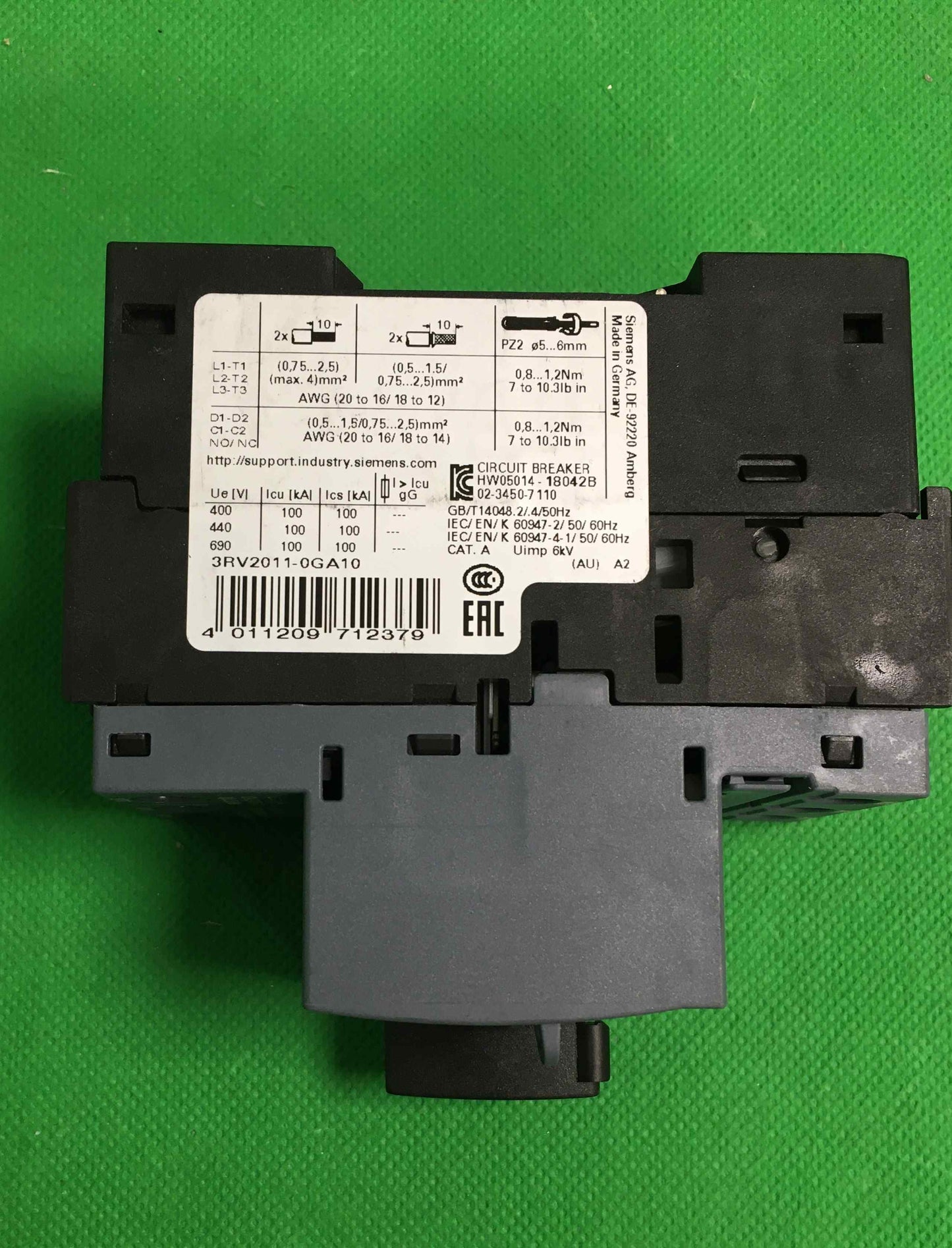 Siemens-3RV2011-0GA10/3RV20110GA10