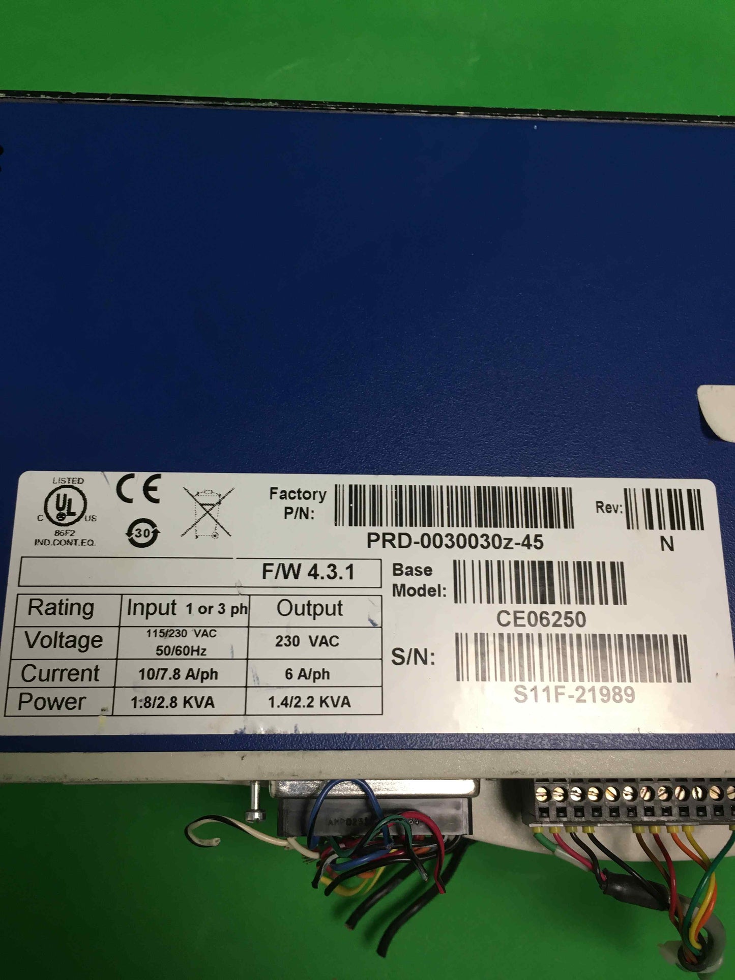 KOLLMORGEN  SERVO STAR CD-CE06250/CE06250