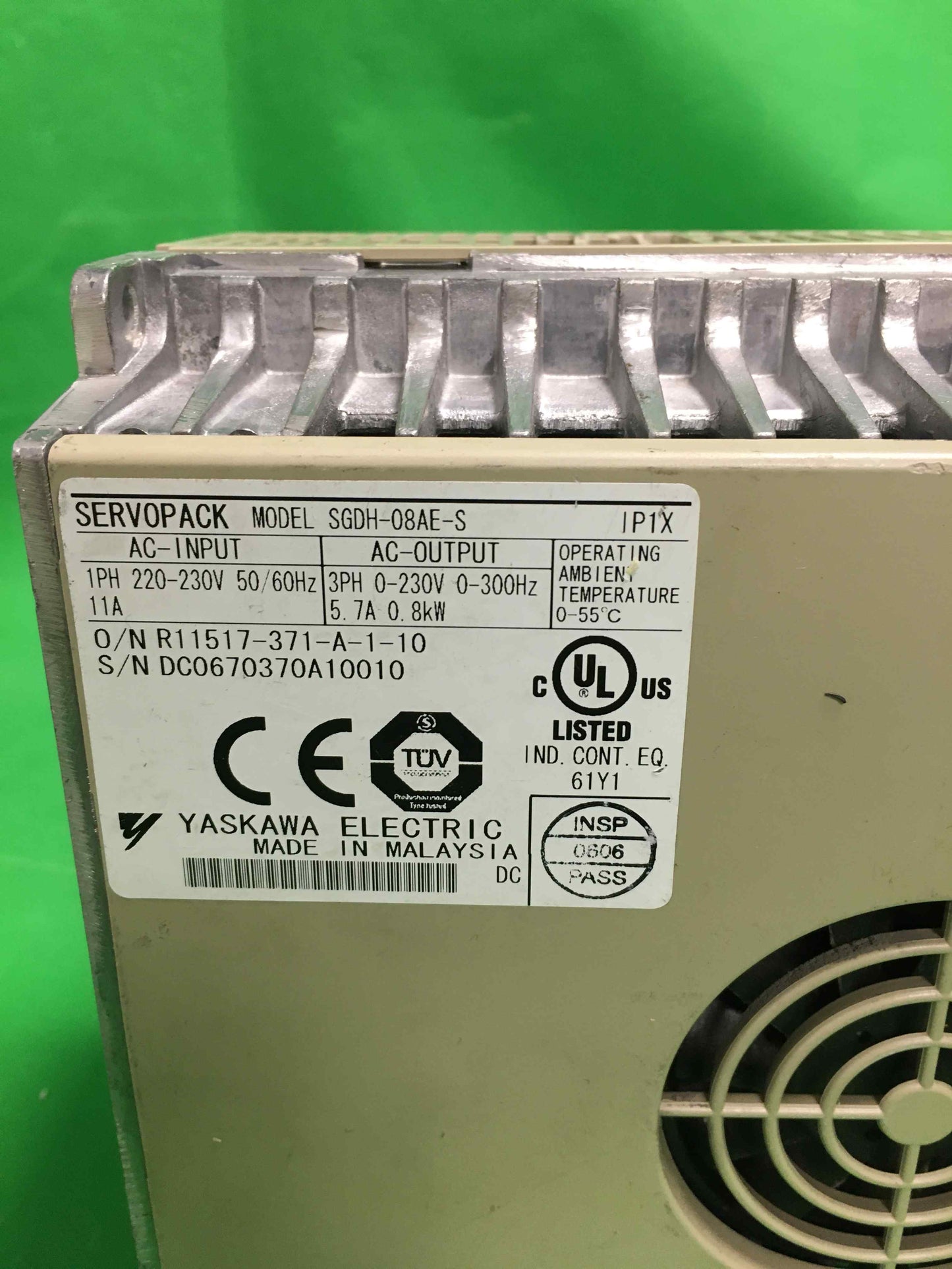 YASKAWA ELECTRIC-SGDH-08AE-S/SGDH08A