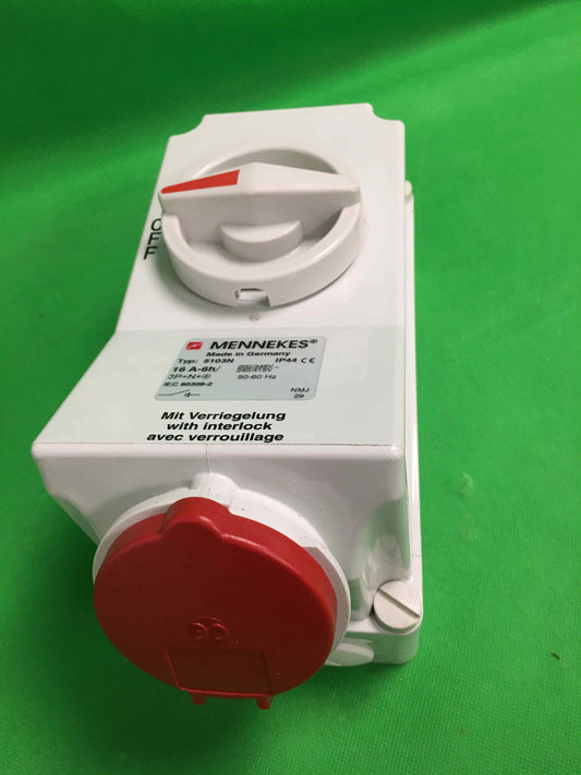 MENNEKES-5103N 16A-6h 3P+N+T/5103N16A6h3PNT
