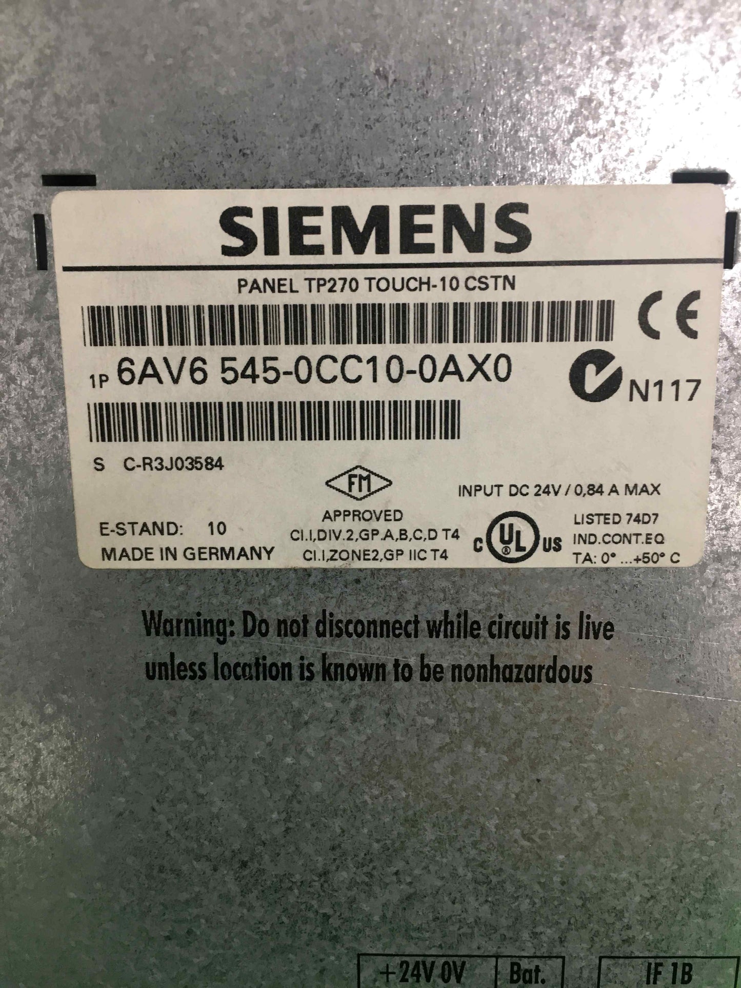 Siemens-6AV6 545-0CC10-0AX0/6AV65450CC100AX0