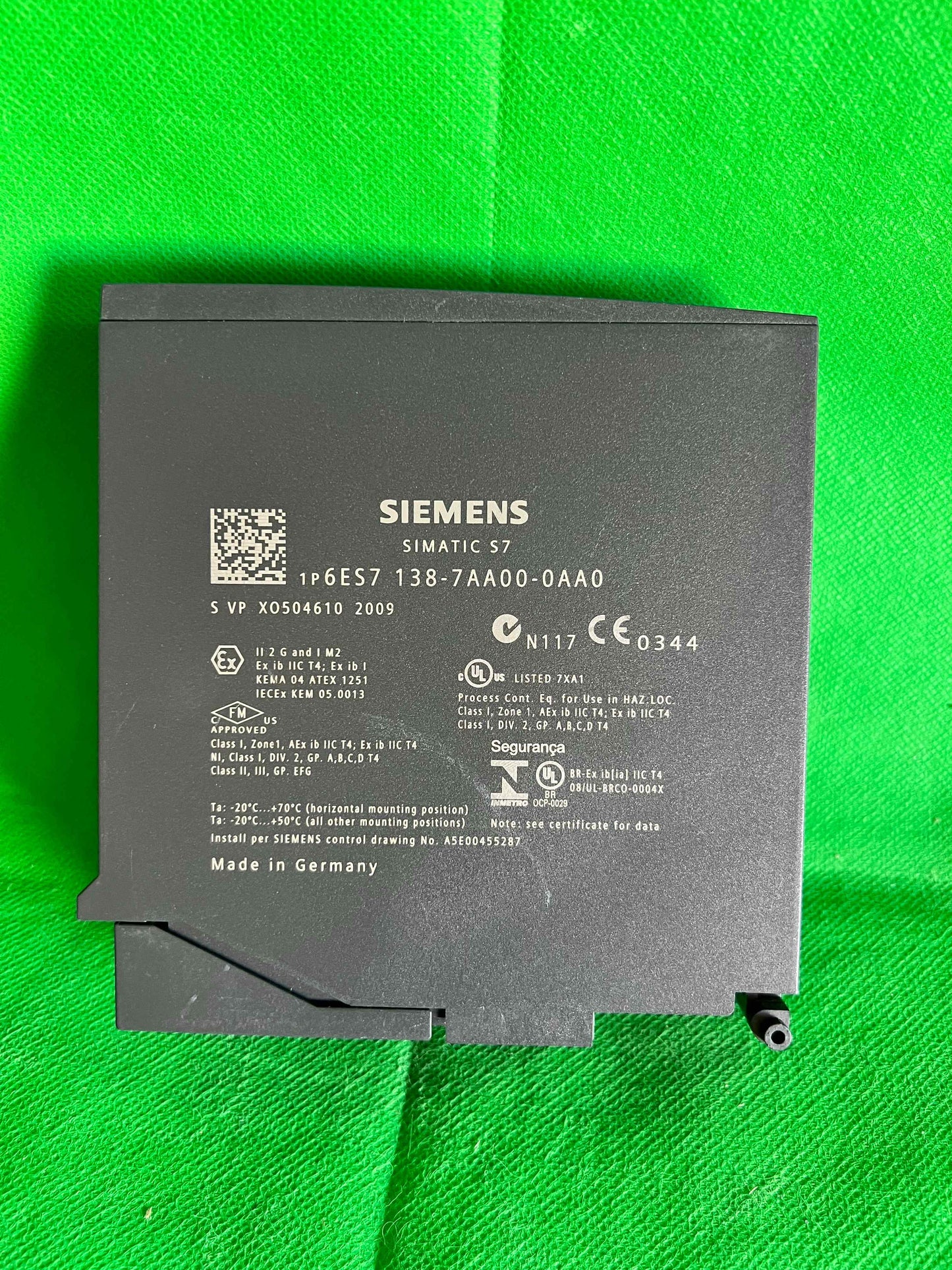 Siemens-6ES7 138-7AA00-0AA0/6ES71387AA000AA0