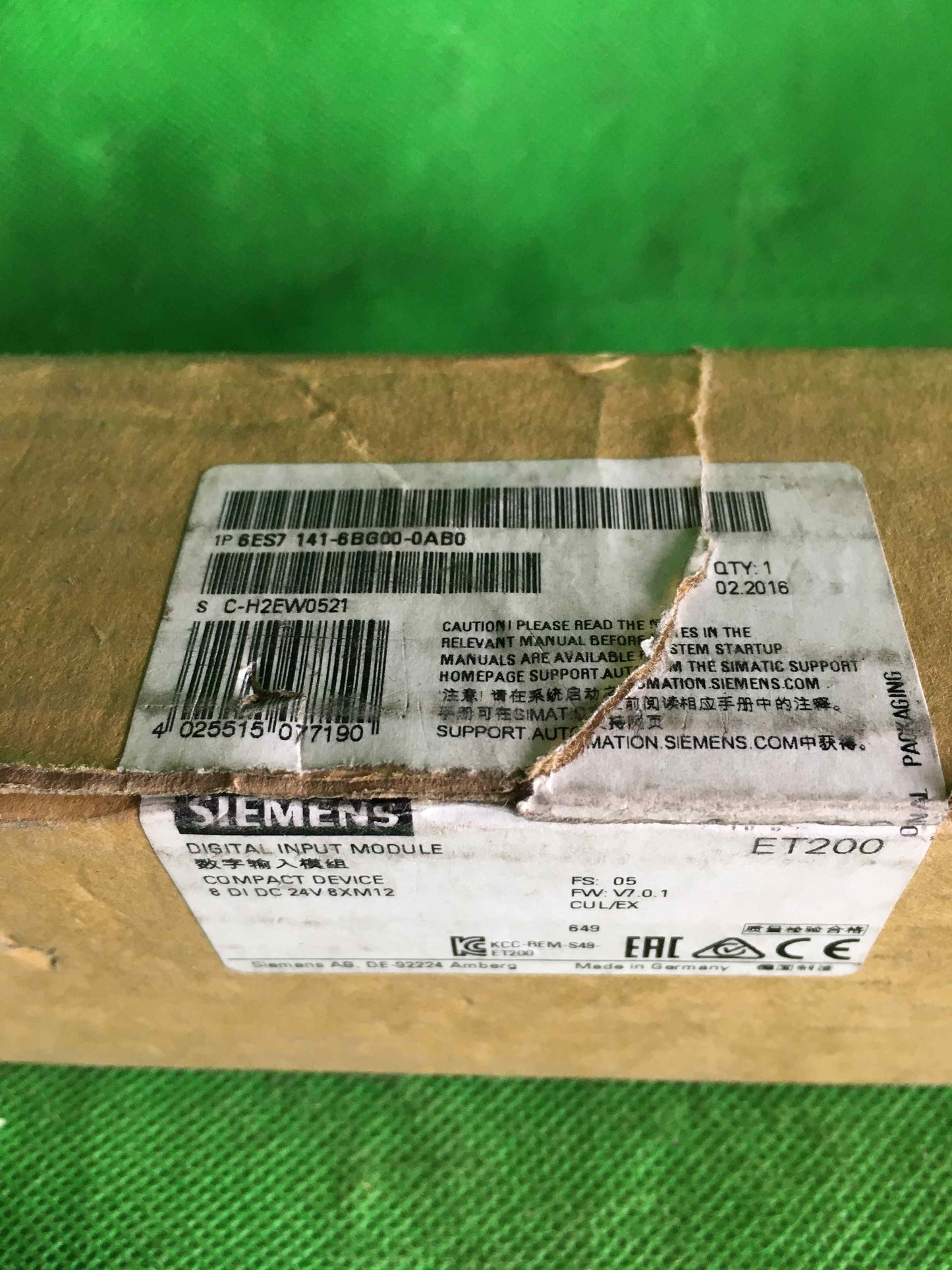 Siemens-6ES7 141-6BG00-0AB0/6ES71416BG000AB0