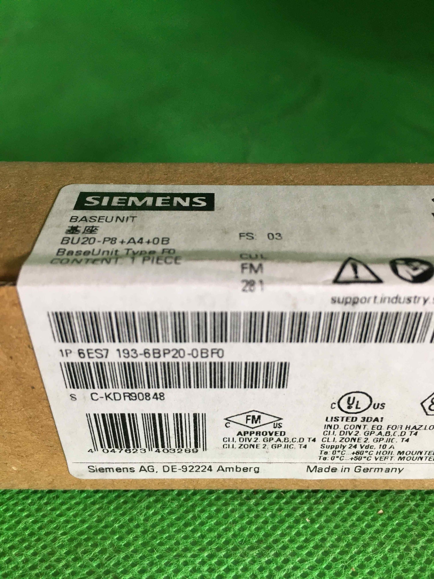 Siemens-6ES7 193-6BP20-0BF0/6ES71936BP200BF0