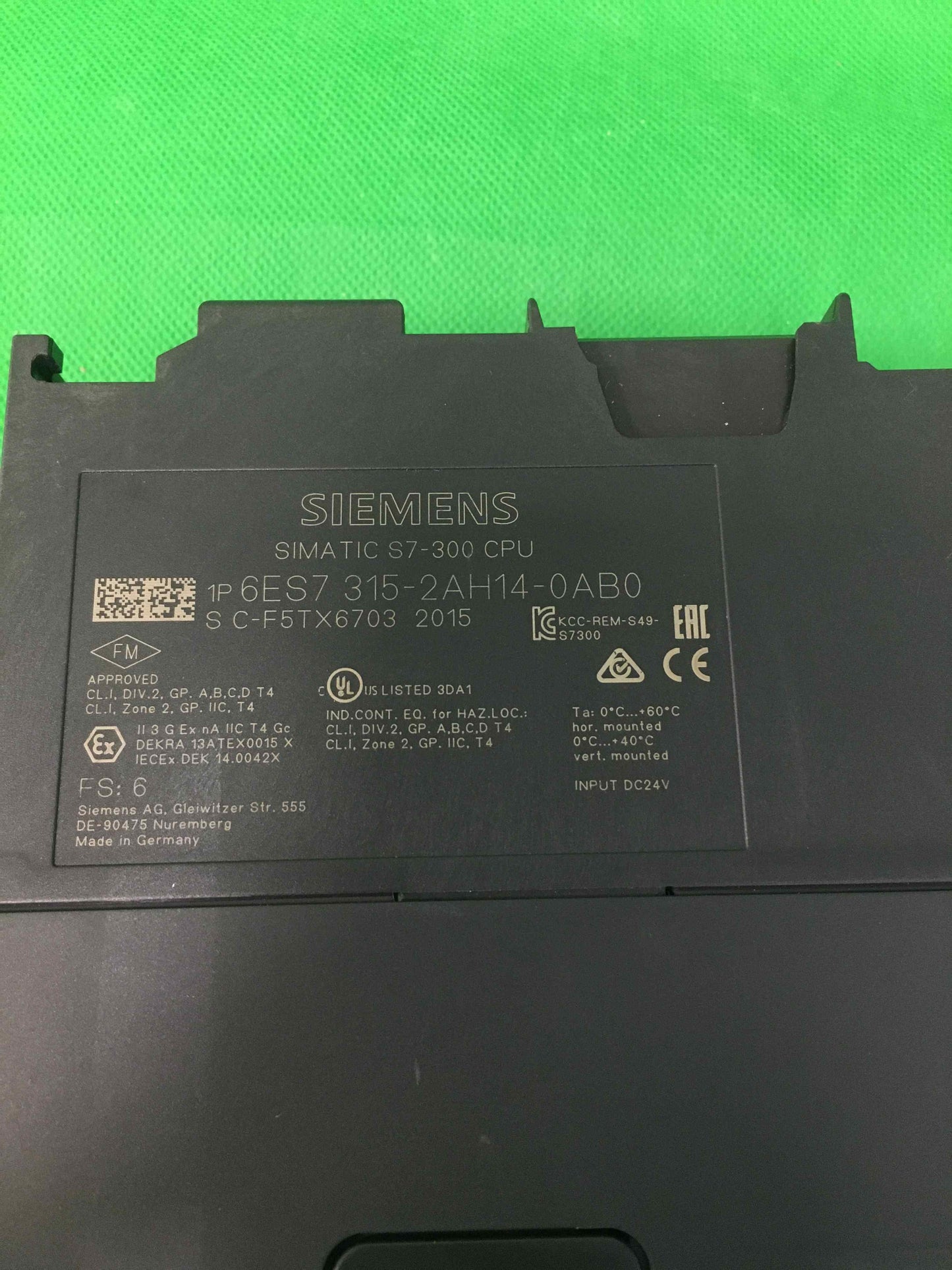 Siemens-6ES7 315-2AH14-0AB0/6ES73152AH140AB0