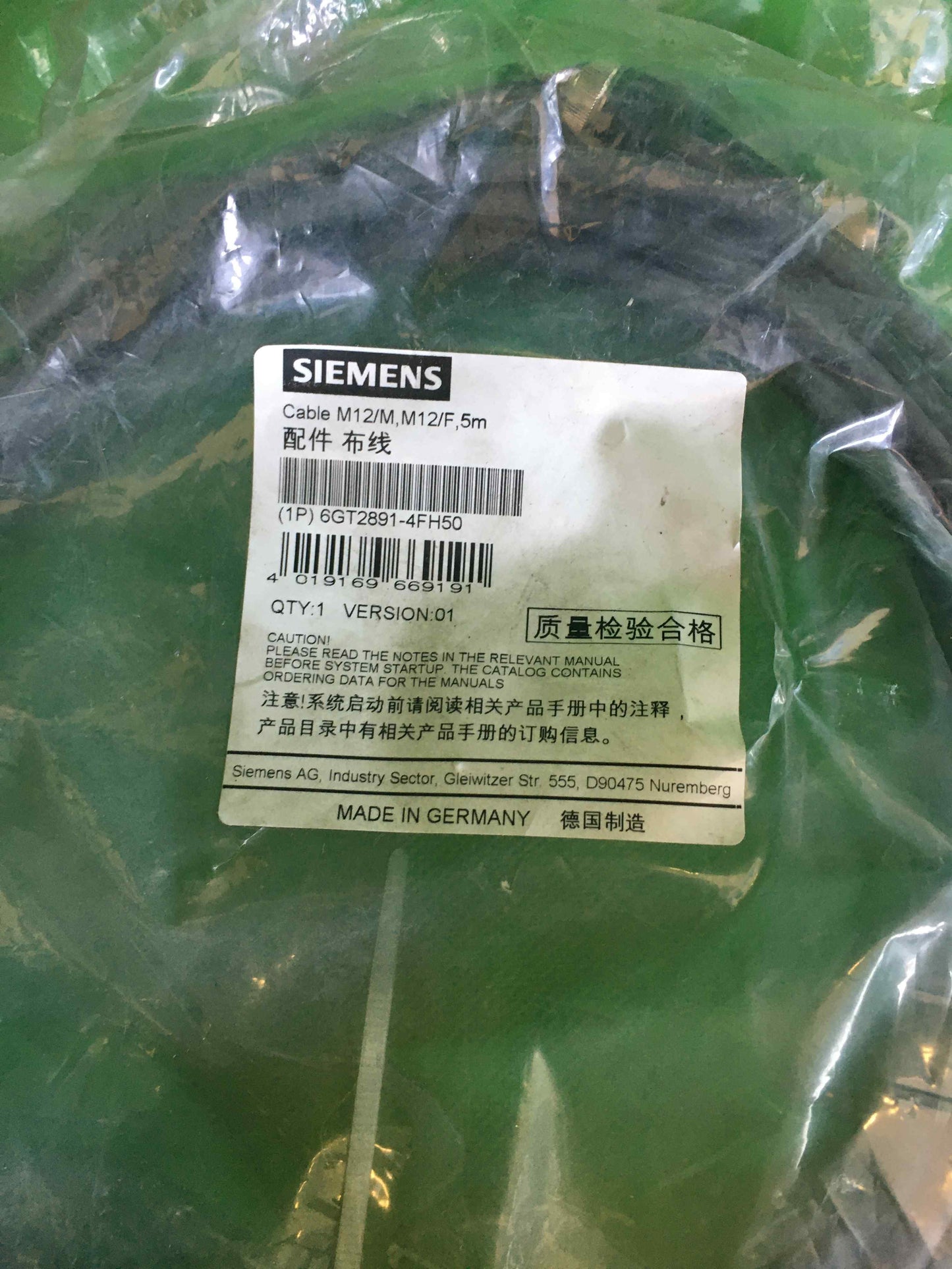 Siemens-6GT2891-4FH50 New/6GT28914FH50