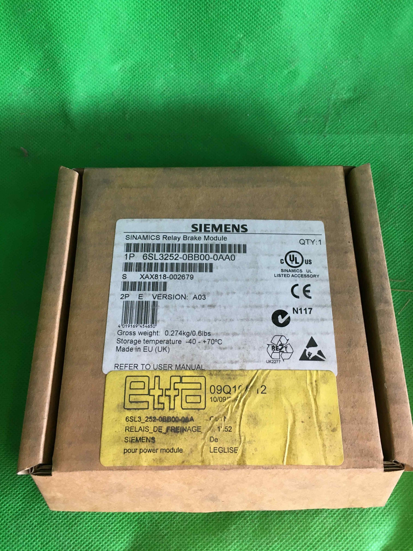 Siemens-6SL3252-0BB00-0AA0/6SL32520BB000AA0