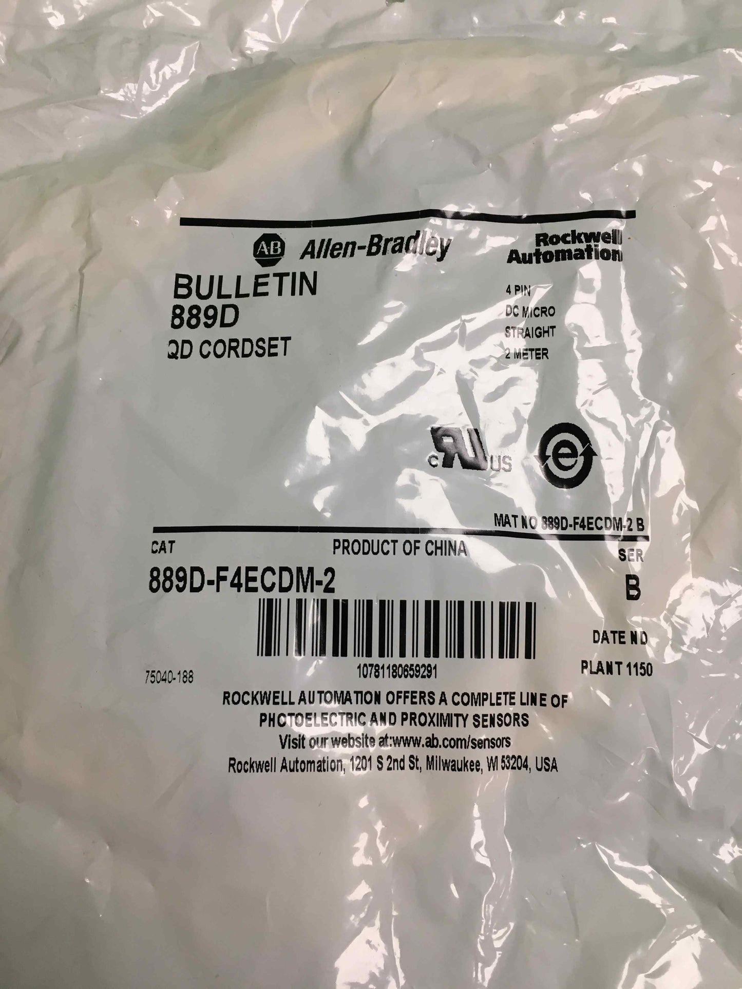 Allen-Bradley-889D-F4ECDM-2/889DF4ECDM2