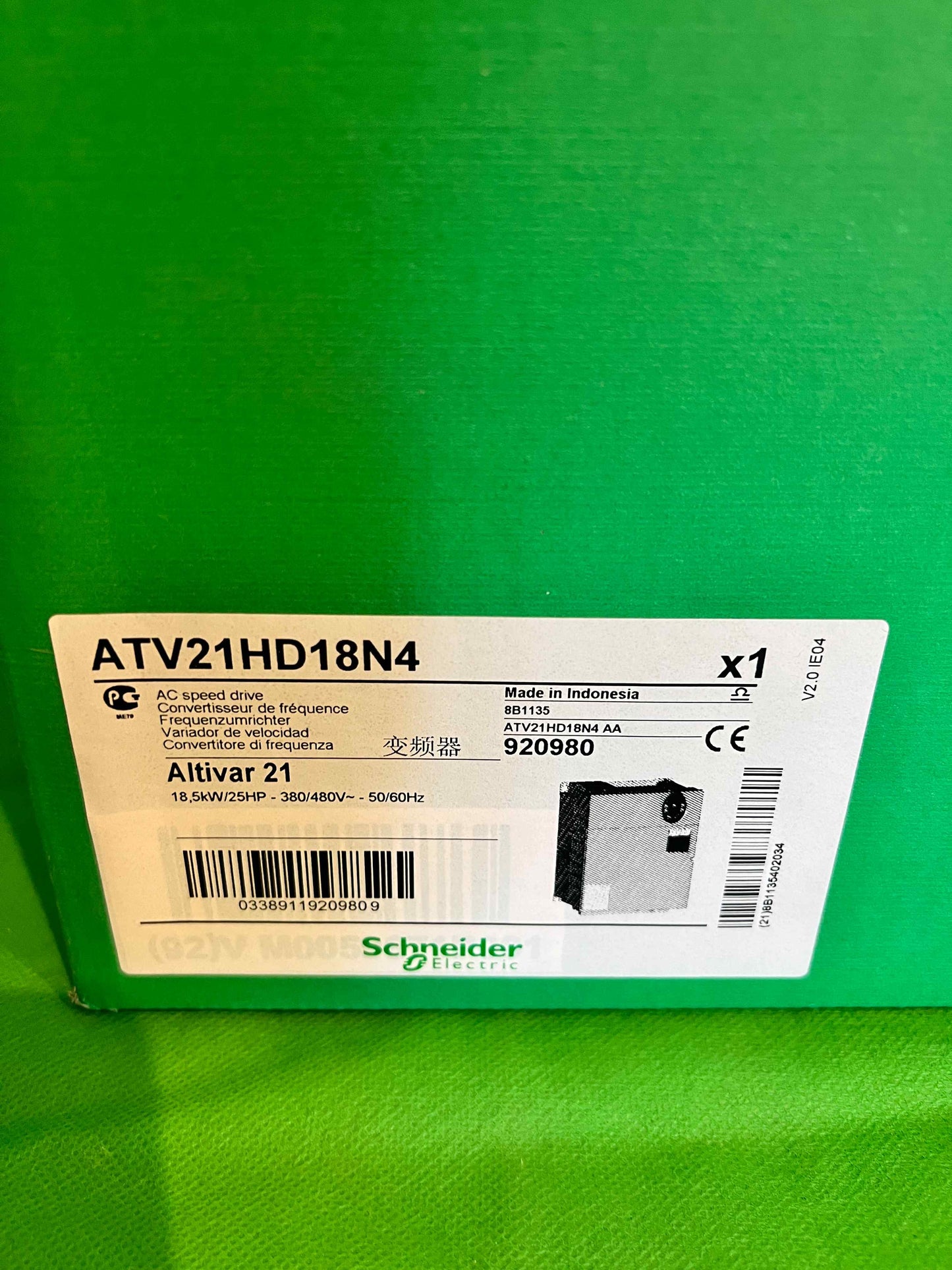 Schneider Electric-ATV21HD18N4/ATV21HD18N4