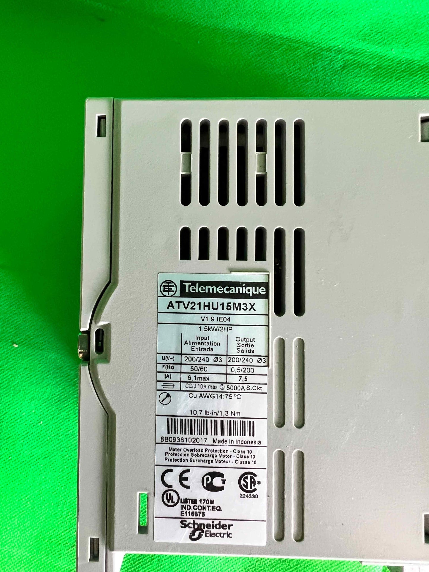 Schneider Electric-ATV21HU15M3X/ATV21HU15M3X