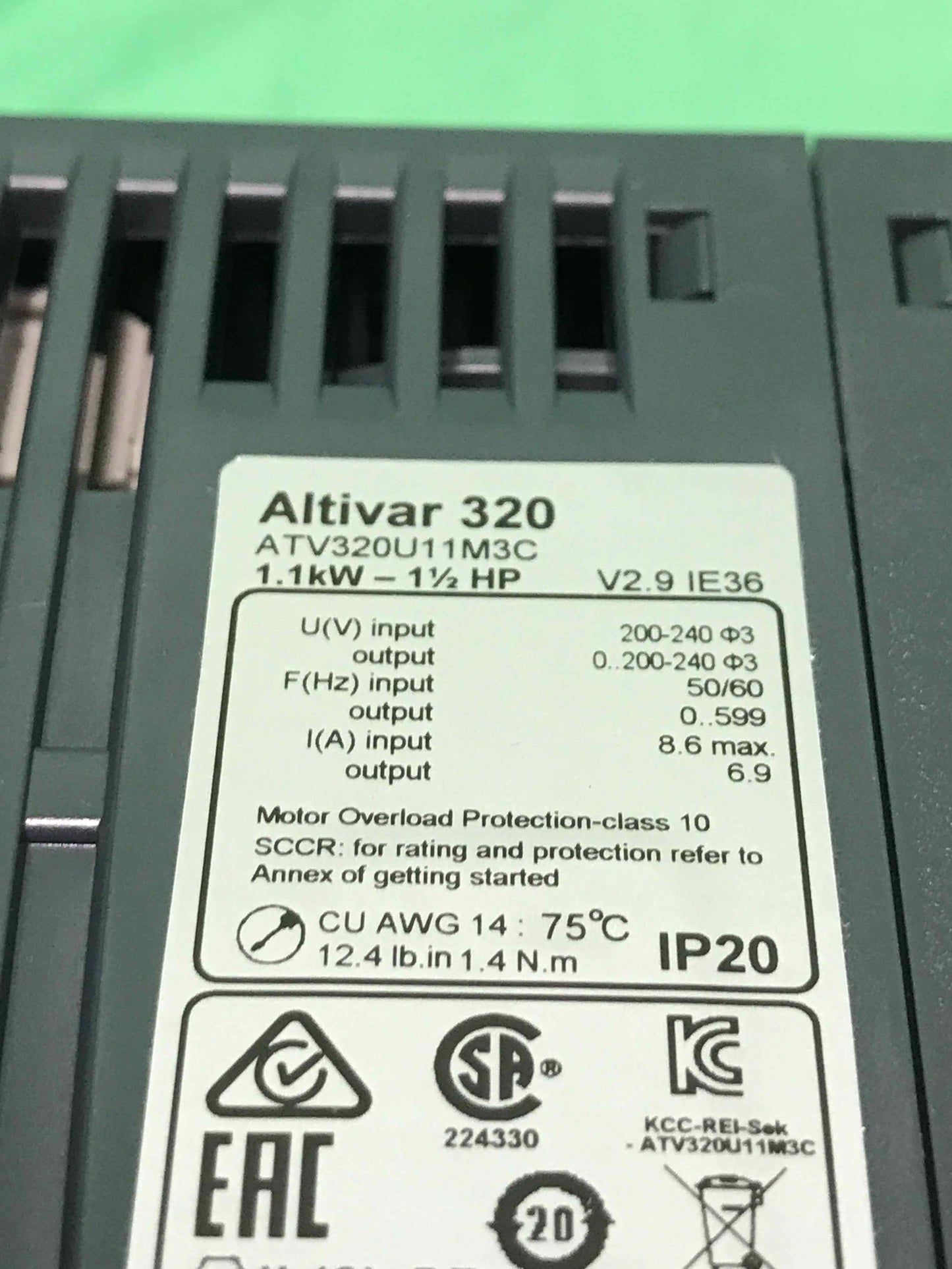 Schneider Electric-ATV320U11M3C/ATV320U11M3C