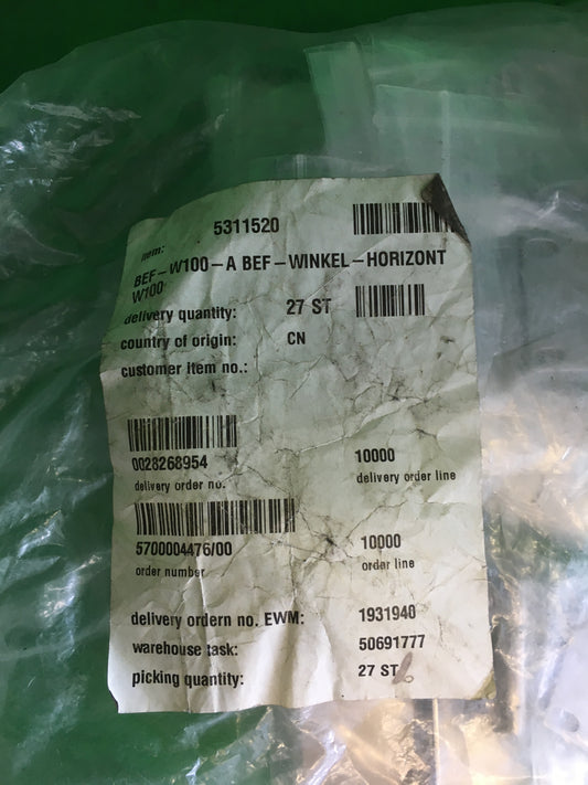 SICK-BEF-W100-A BEF-WINKEL-HORIZON/BEFW100ABEFWINKELHORIZON