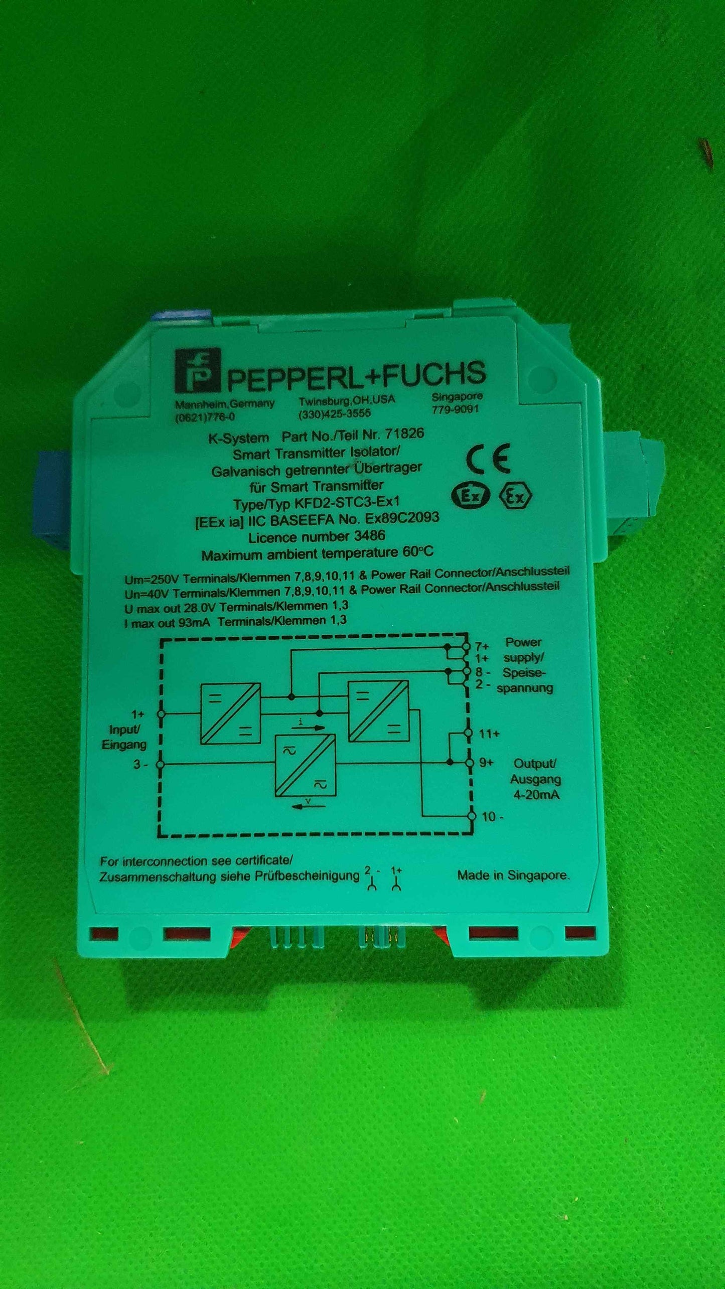 PEPPERL + FUCHS-KFD2-STC3-Ex1/KFD2STC3Ex1