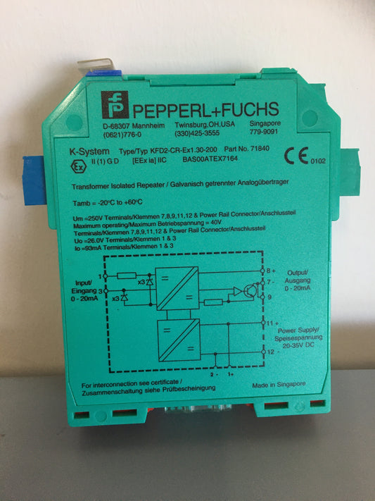PEPPERL + FUCHS-KFD2CREX1/KFD2CREX1