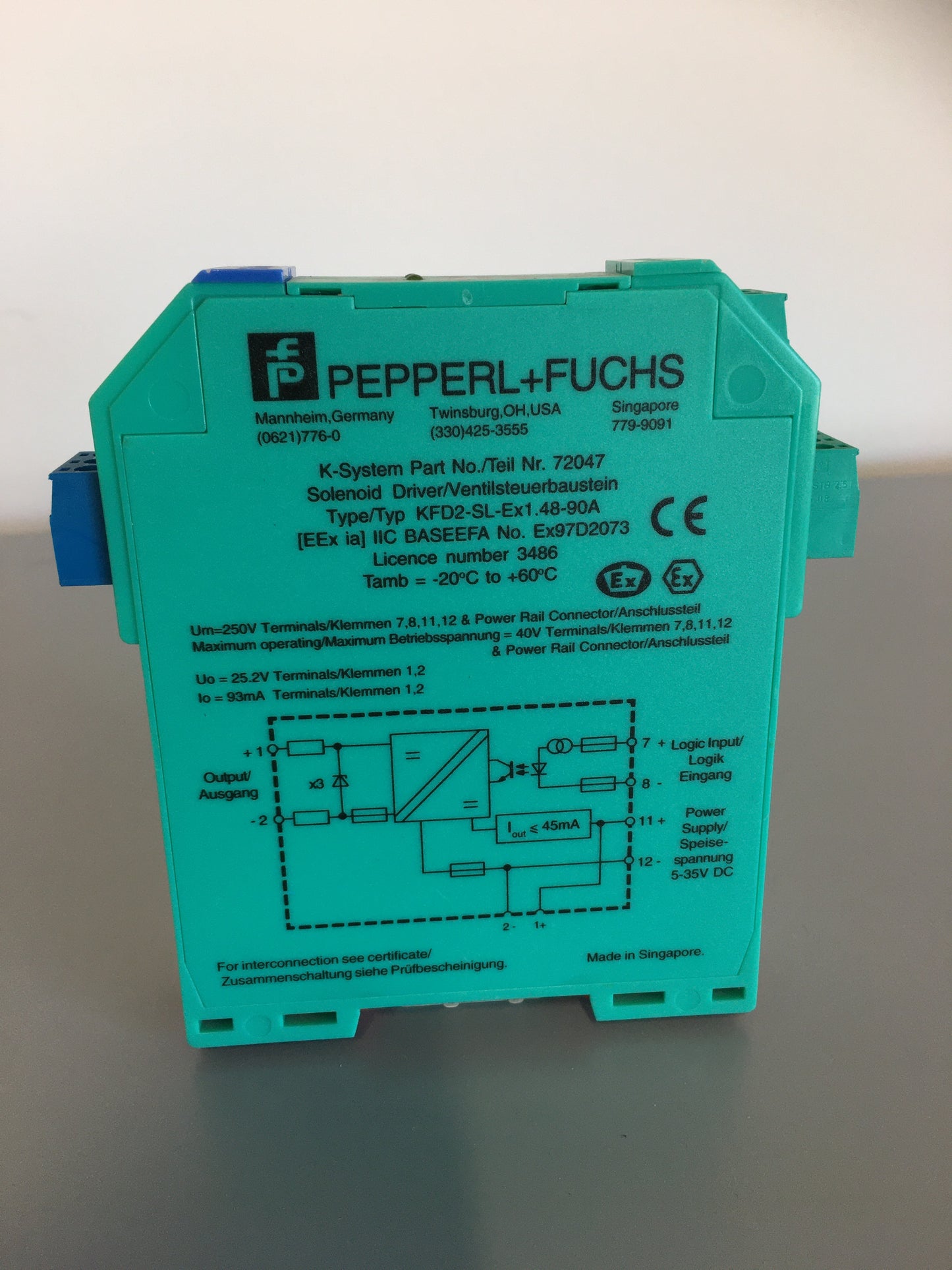 PEPPERL + FUCHS-KFD2-SL-Ex1/KFD2SLEX1