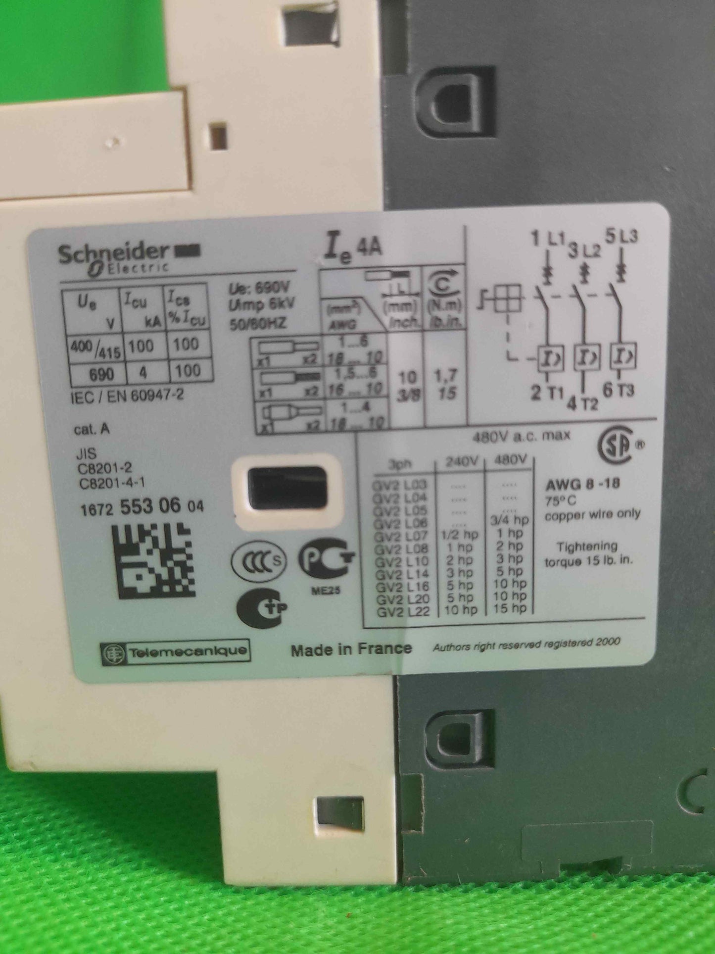 Schneider Electric-LADN22 USED/LADN22