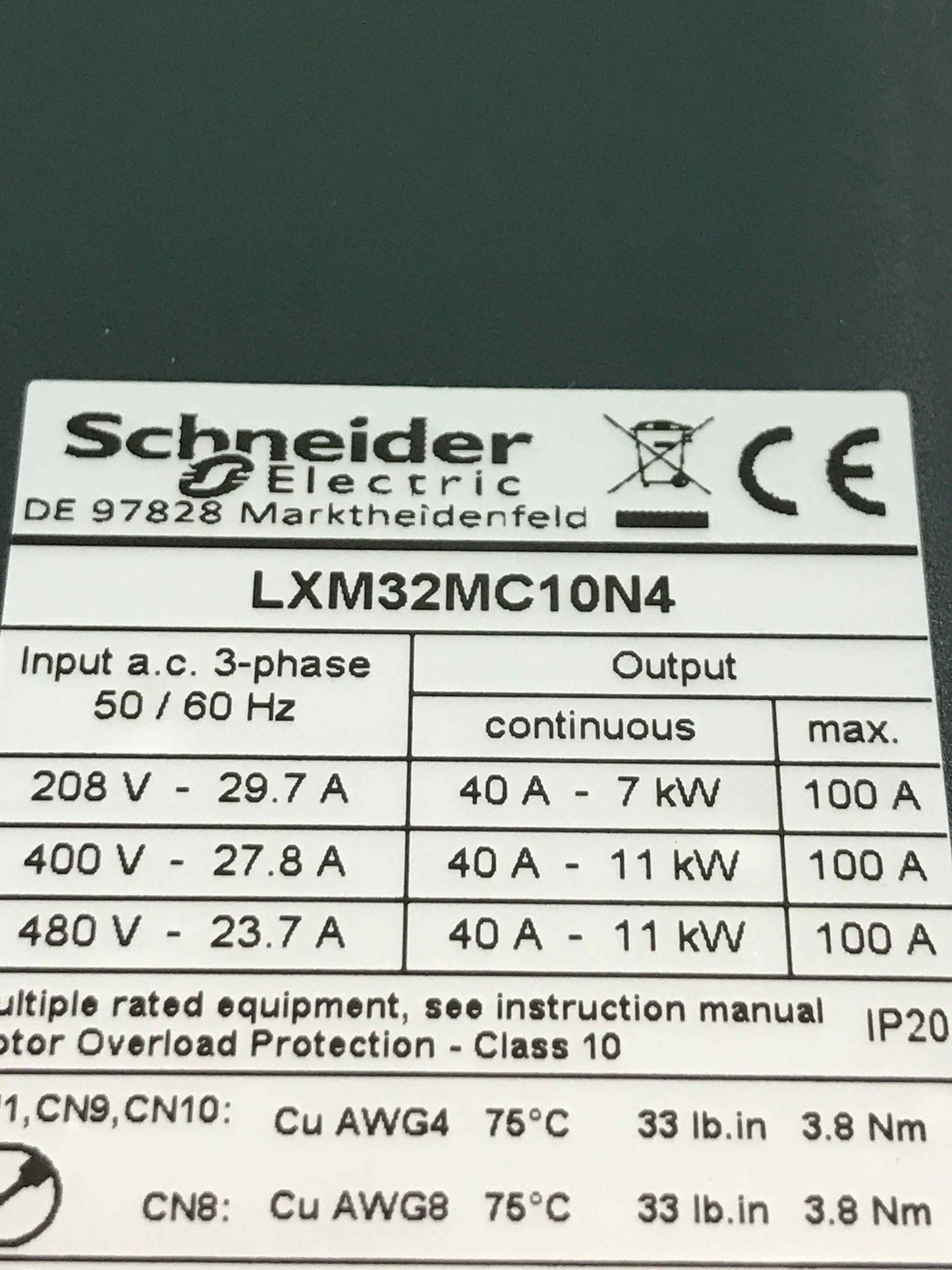 Schneider Electric-LXM32MC10N4/LXM32MC10N4