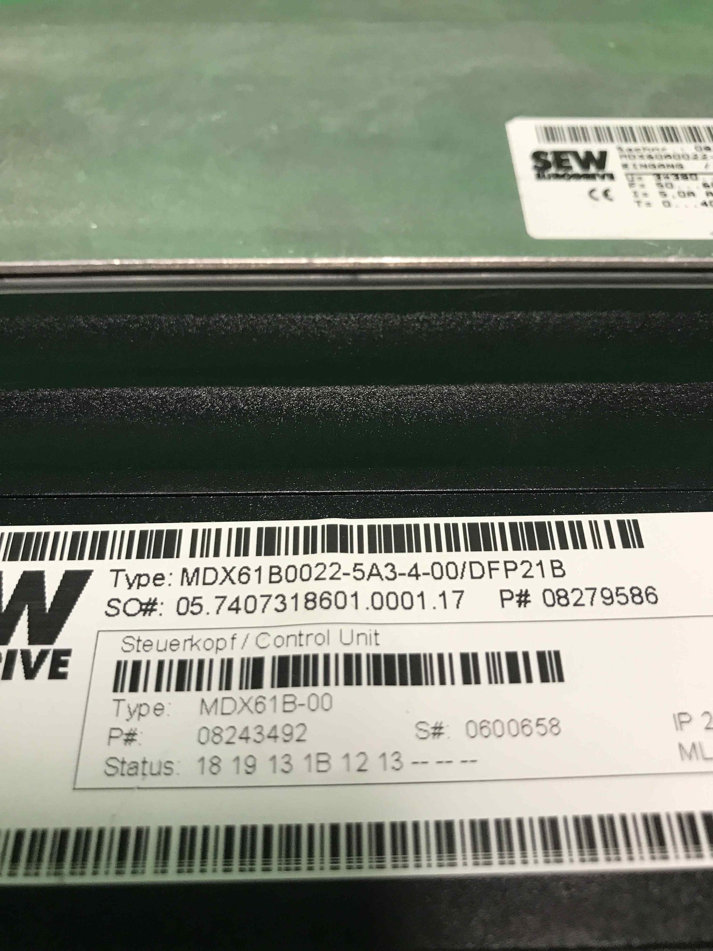 SEW EURODRIVE-MDX61B0022-5A3-4-00/MDX61B00225A3400